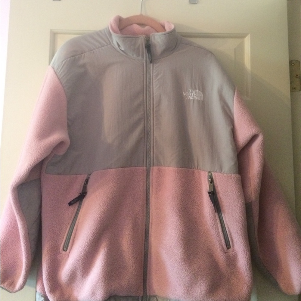 Pink north face