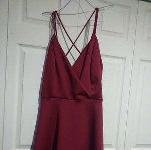 Charlotte russe red dress