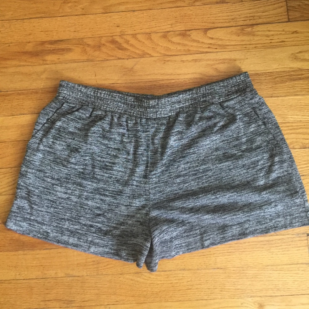 Grey lounge shorts