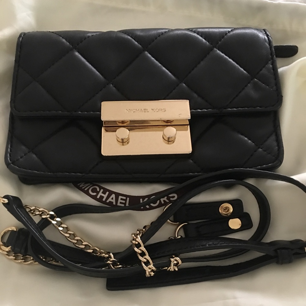 Authentic Quilted Shoulder Clutch