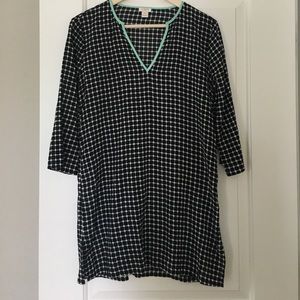 EUC Black and White J Crew Tunic