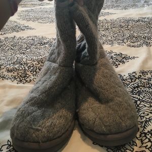 Gray Knit Bootie Uggs