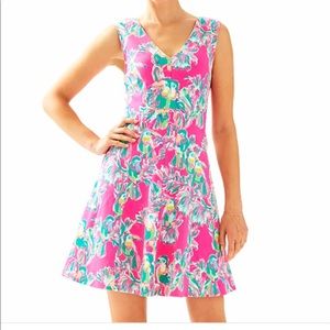NWT Lilly Pulitzer Dahlia Fit &Flare- Toucan Can