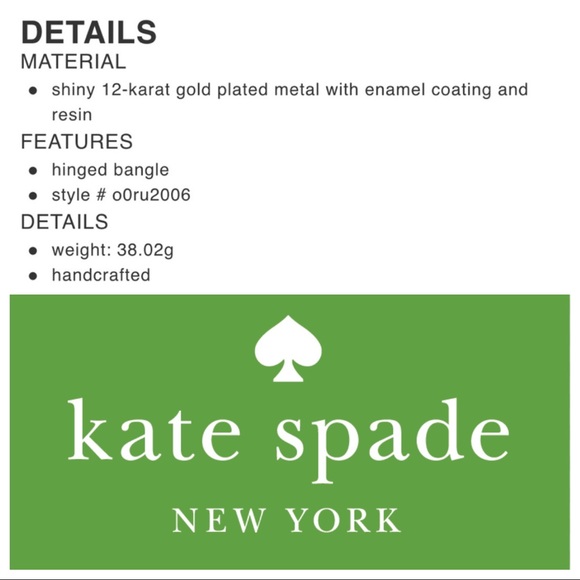 Kate Spade In The Shade Bangle - Picture 6 of 7