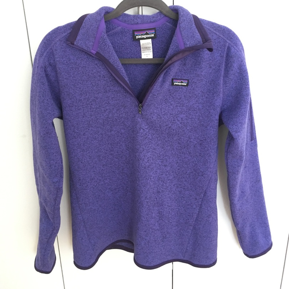 Patagonia Better Sweater 1/4 Zip Fleece, Purple