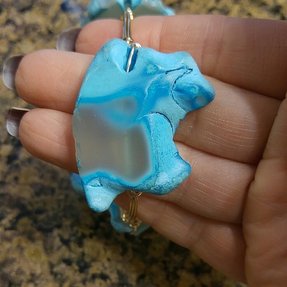 Druzy Stone Bracelet - Picture 2 of 3