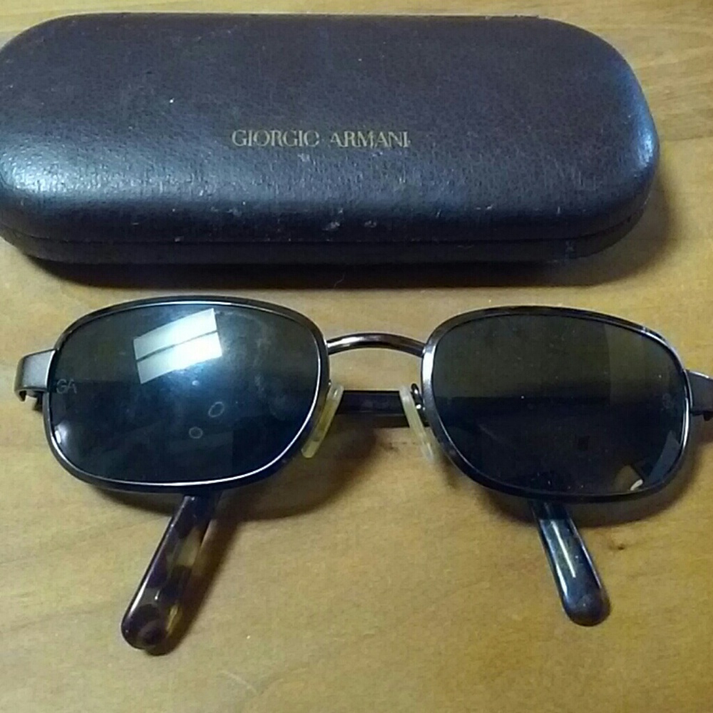 Armani glass sunglasses bought in Italy.