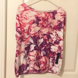 St. John's floral blouse NWT