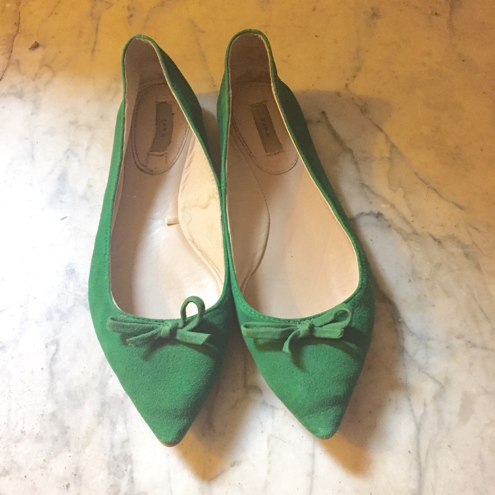 Zara Pointed Ballerina Flat