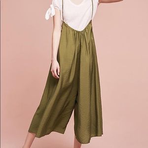 Anthropologie suspender jumpsuit