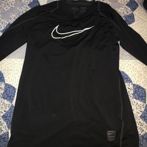 Nike Pro dri fit, fitted long sleeve shirt