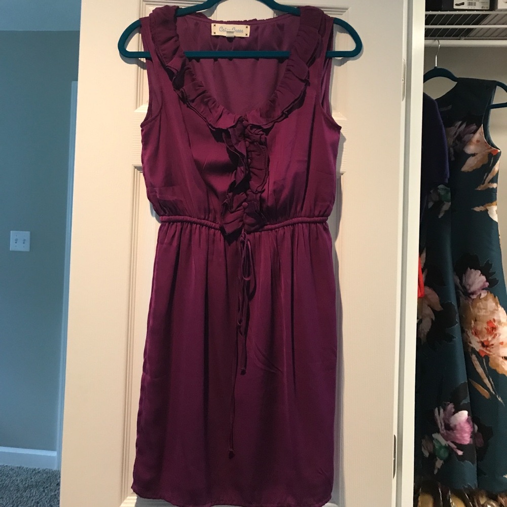 EUC fuchsia dress from Francesca's closet.