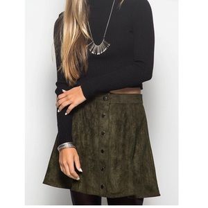 SALE! Faux Suede Skirt