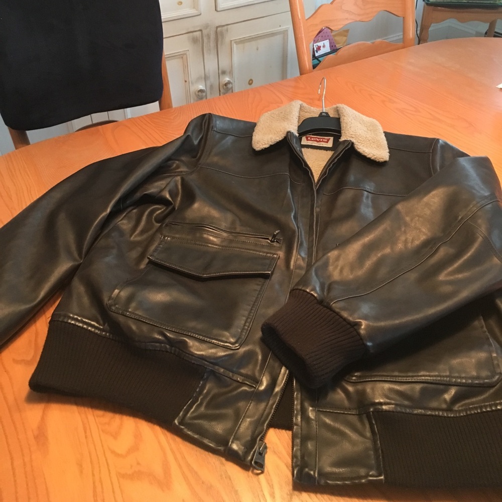 Leather Bomber jacket