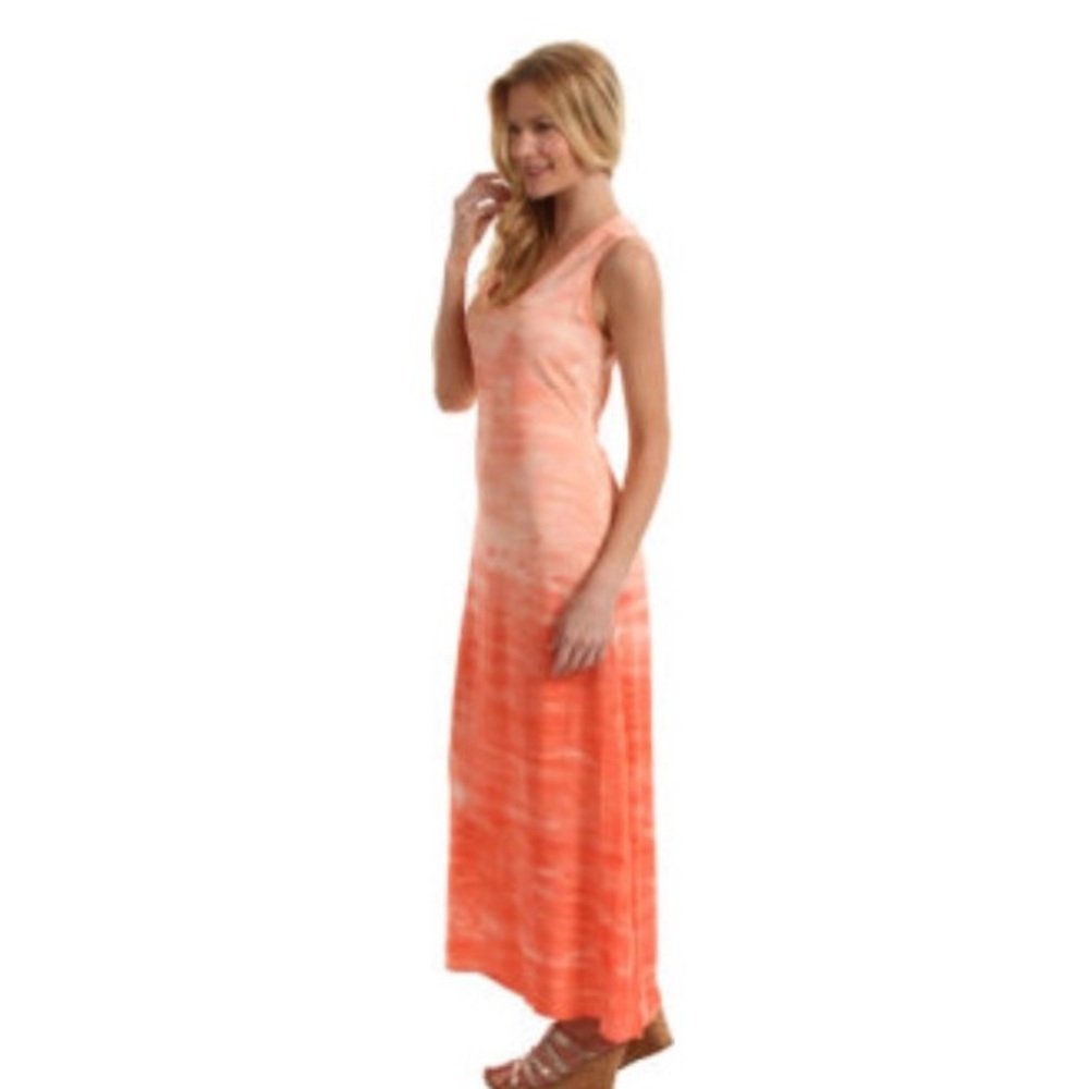 NWT XCVI ombré coral maxi dress