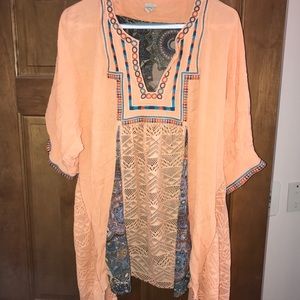 GIMMICKS orange blouse