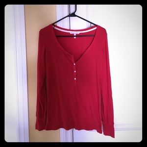 Victoria's Secret red thermal