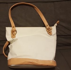 Snake skin faux leather bag