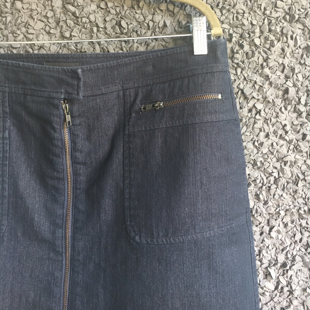 Gently-used denim mini