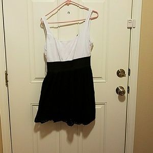 Black and white dress