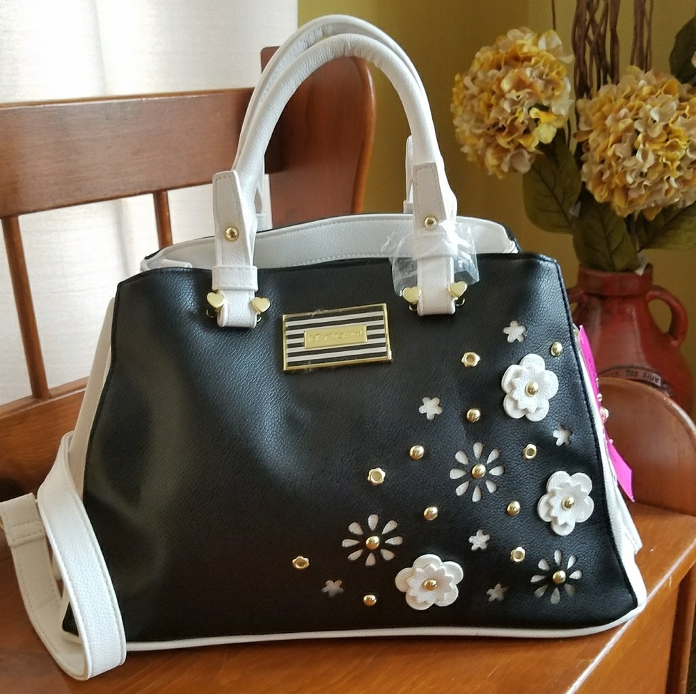 Betsey Johnson Budding Flowers Bowl Bag