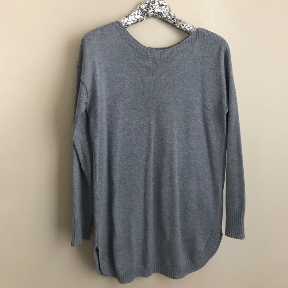 Grey oversized sweater
