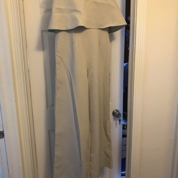 Light Gray jumpsuit - Picture 2 of 3