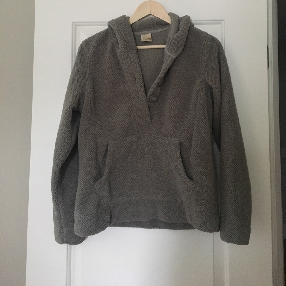 EUC Grey Fleece Pullover