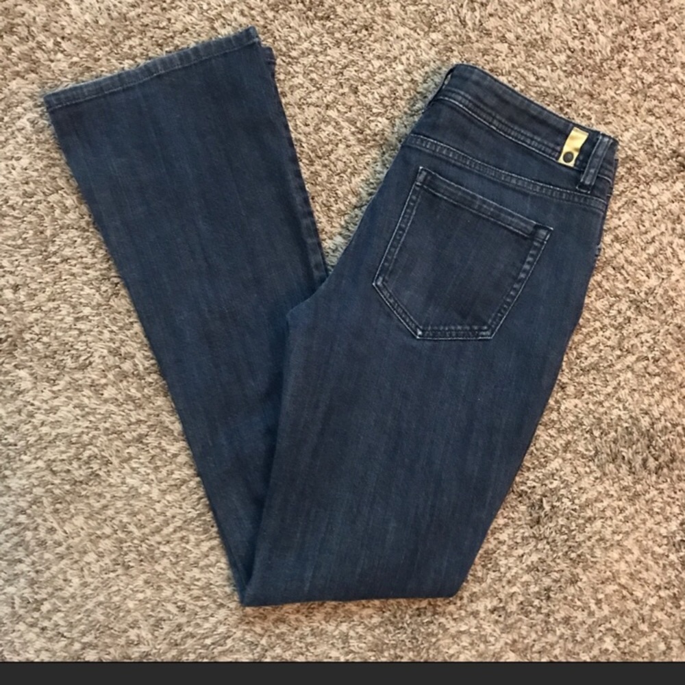 LC Lauren Conrad bootcut jean, sz 8, med/dark wash