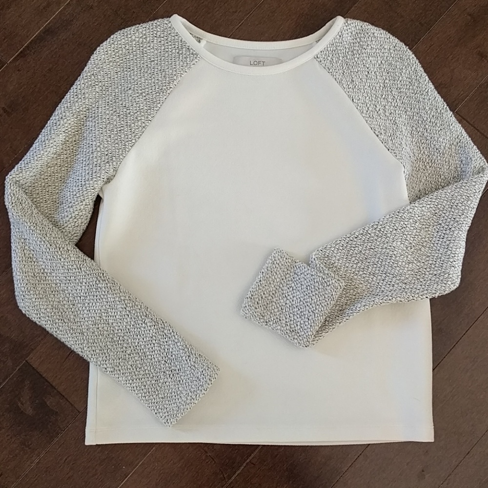 Loft Sweater + Knit Sleeve Top
