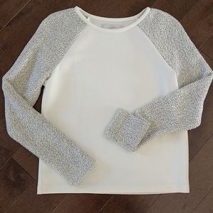 Loft Sweater + Knit Sleeve Top