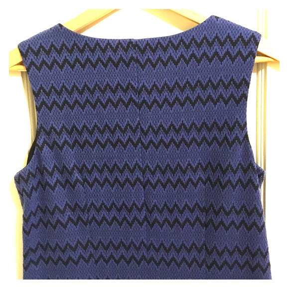 SOLD AB Studio Chevron Dress - Picture 4 of 6