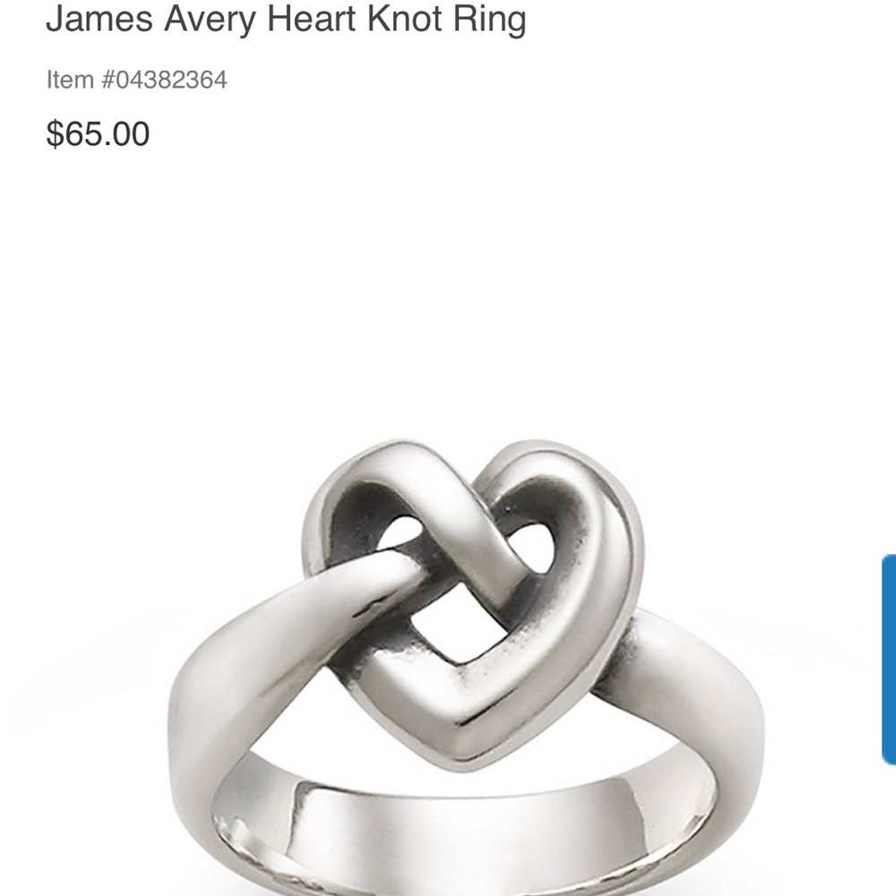 James Avery Heart Knot Ring