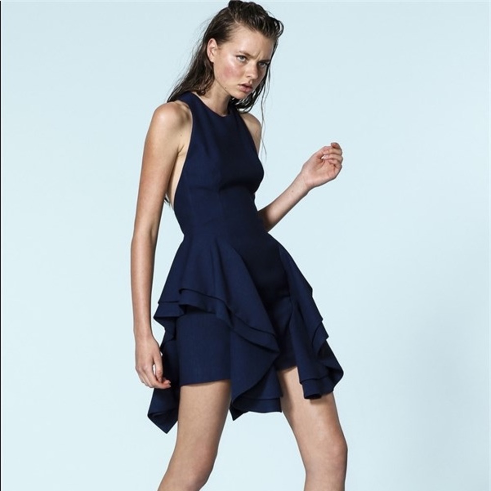 Cameo The Label Lights Dress Navy