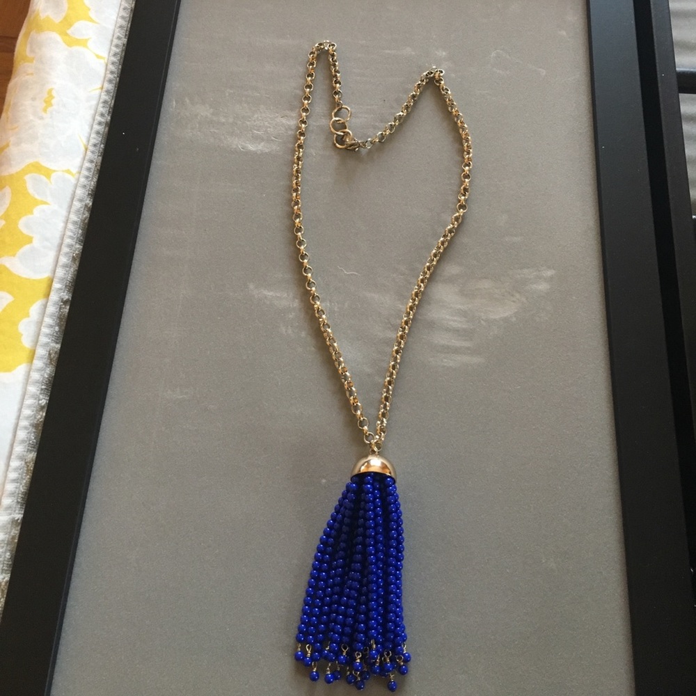 BaubleBar Beaded Tassel Necklace