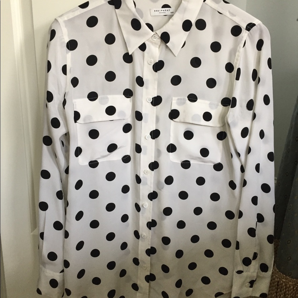 Equipment silk shirt