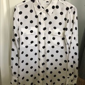 Equipment silk shirt