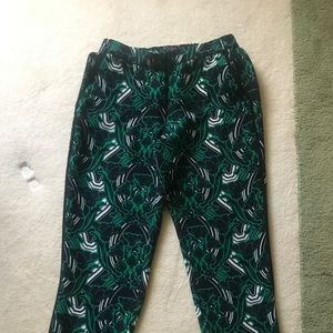 Jcrew patterned joggers, size 8