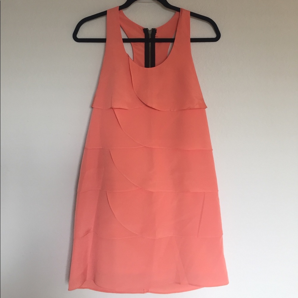 Orange Lush Layered Dress