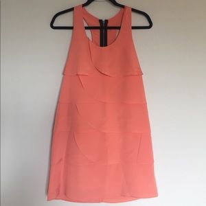 Orange Lush Layered Dress