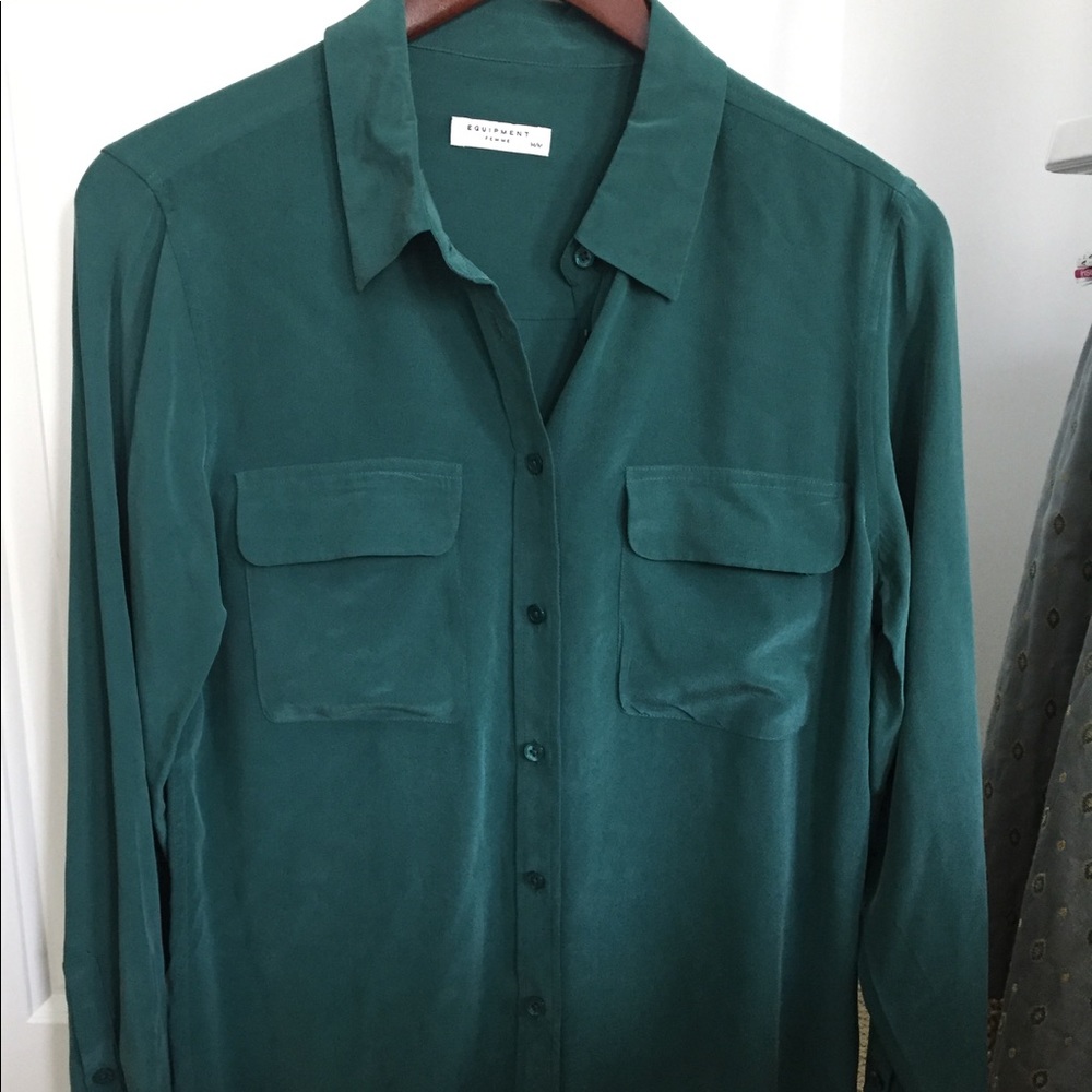 Equipment silk shirt