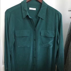 Equipment silk shirt