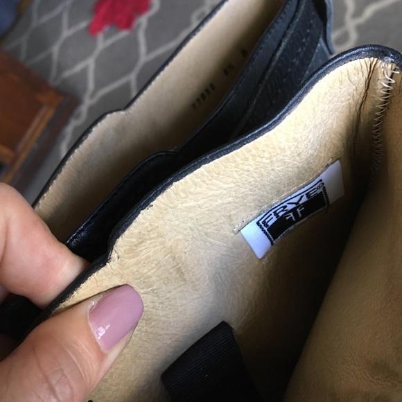 Frye Carmen Black Leather boots 6.5 - Picture 5 of 6