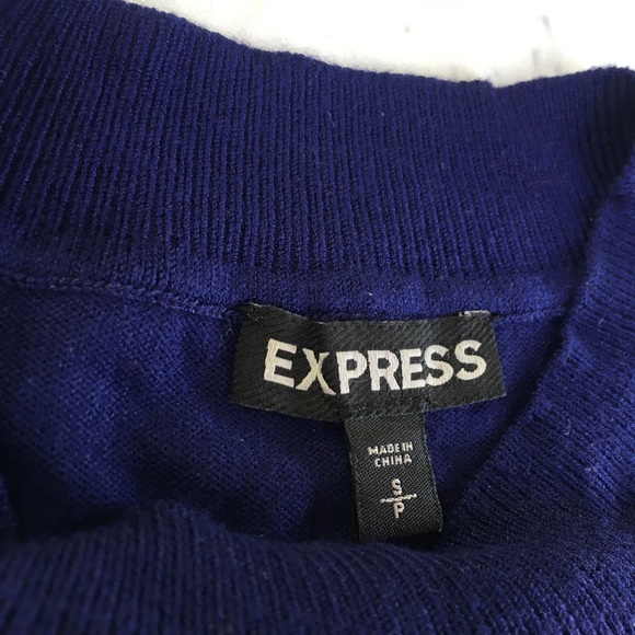 🦋EXPRESS ROYAL BLUE FALL CROP TOP - Picture 4 of 4