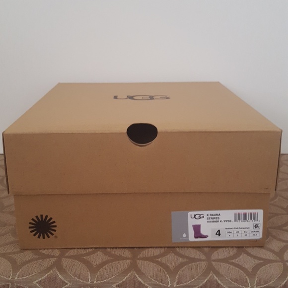 NIB UGG K RAANA STRIPES BIG KID SZ 4 BOOTS - Picture 5 of 8
