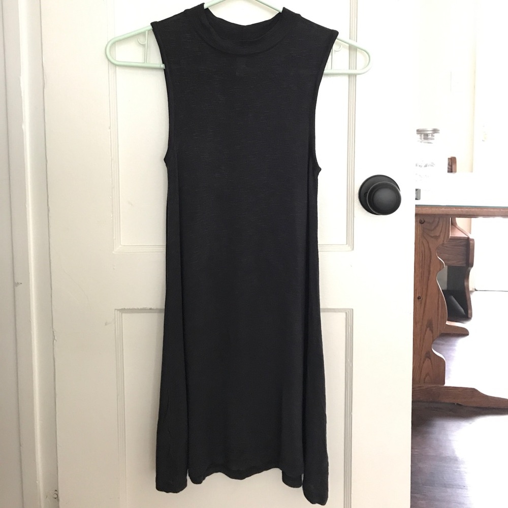 Mock neck tank dress