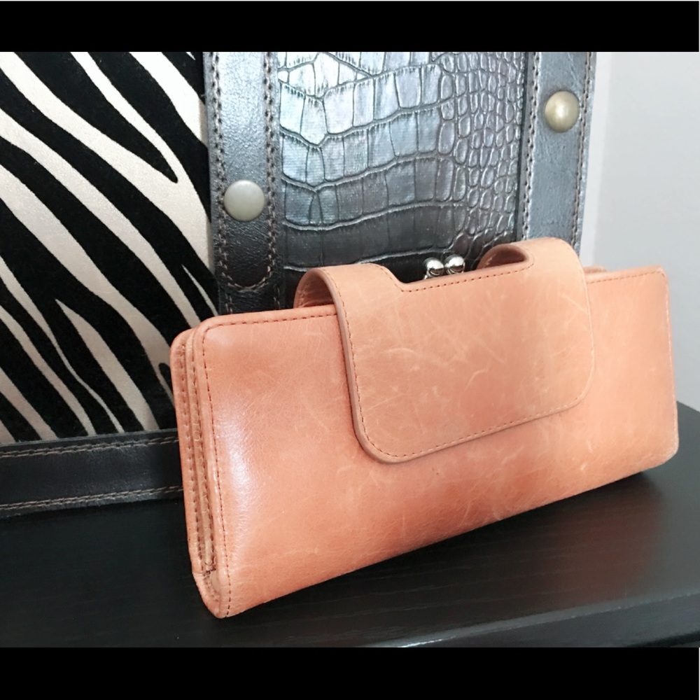 Hobo International Leather Caramel Tan Wallet