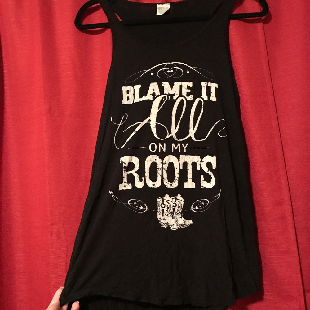 Cute Country Song Lyric Tank Top - Garth Brooks!