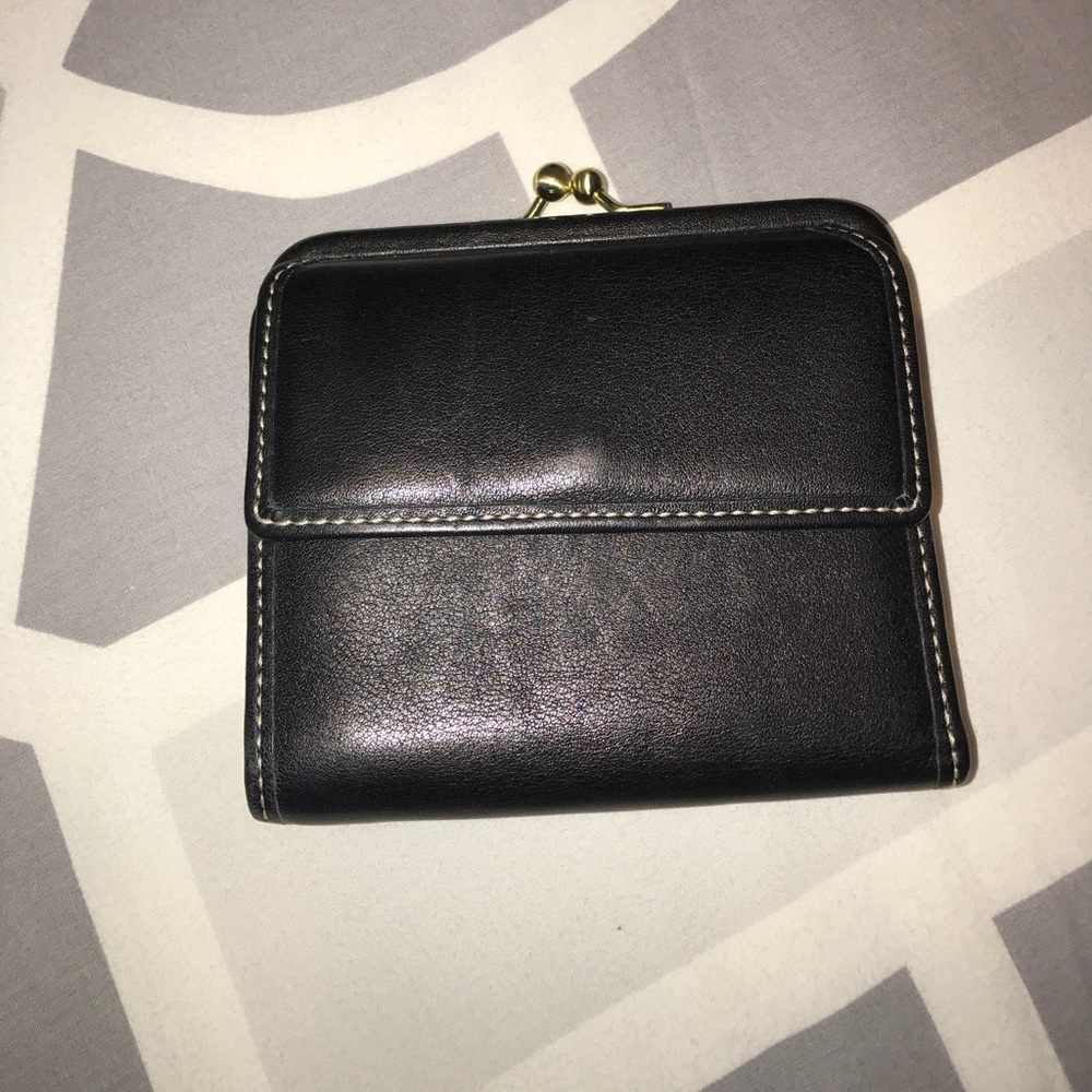 Coach wallet with change pocket