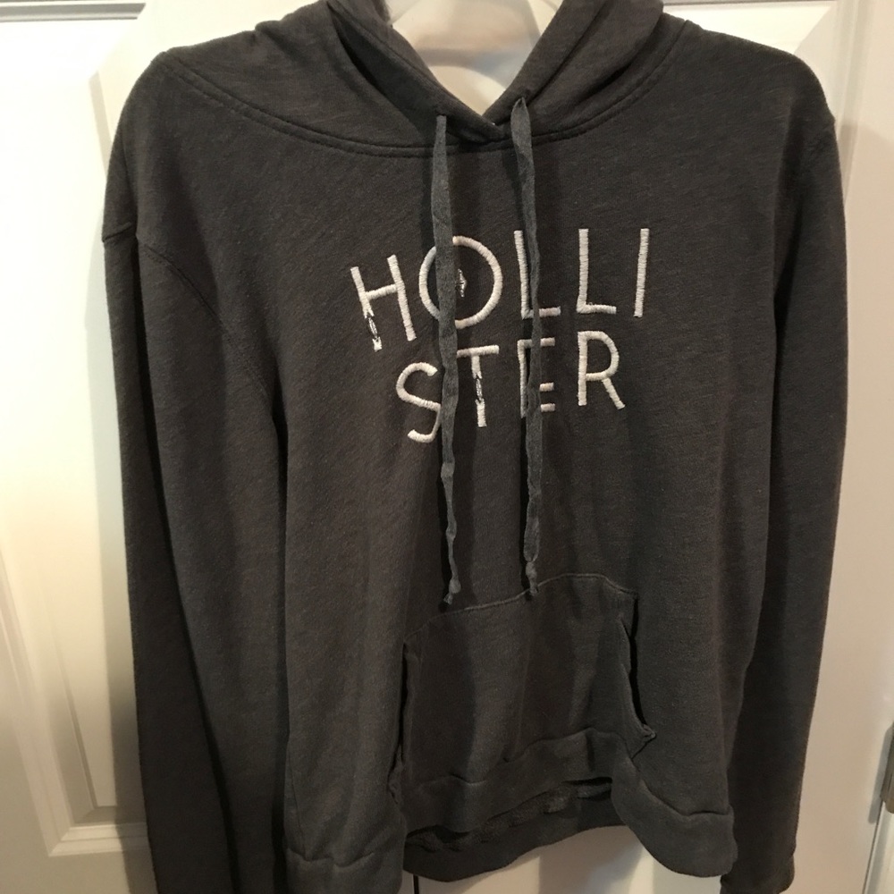 Gray Hollister Hoodie